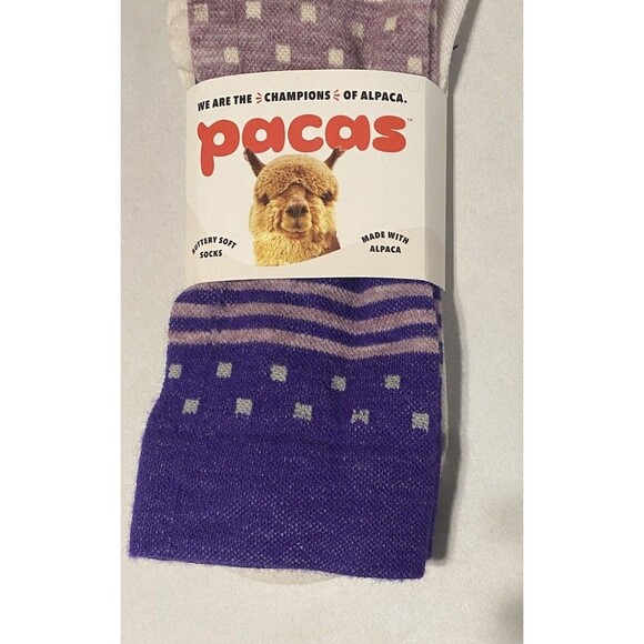 NEW Pacas Women's Thermoregulating Soft As Butter Knee Hi Alpaca Socks Sz S/M - Picture 2 of 5